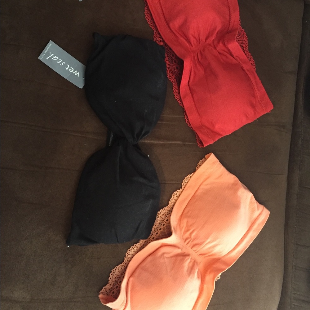 3 New Wet Seal Bandeaus